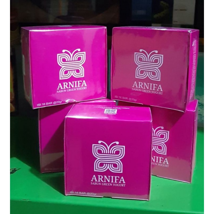 Sabun Glowing Nyrtea Arnifa / Sabun Green Yogurt