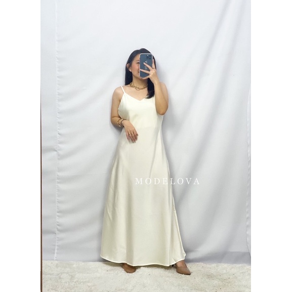 MDLV ~ 3920# Mallori Camisole Dress Premium Import Dress Satin Mewah Fashion Import