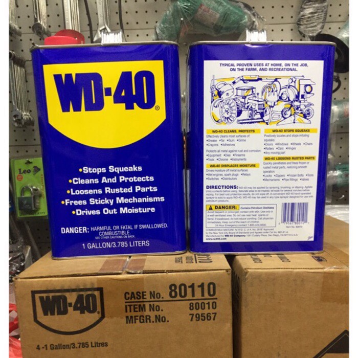 WD 40 Gallon 4 L WD40 Galon 4 liter Penetrating OIL pelumas Anti Karat WD 40 4Liter