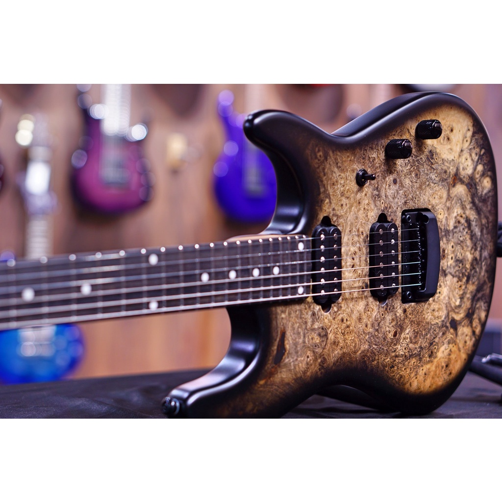 Ernie Ball Music man Cutlass HH Trem - 6 String - Jason Richardson - Burl Top  s07245