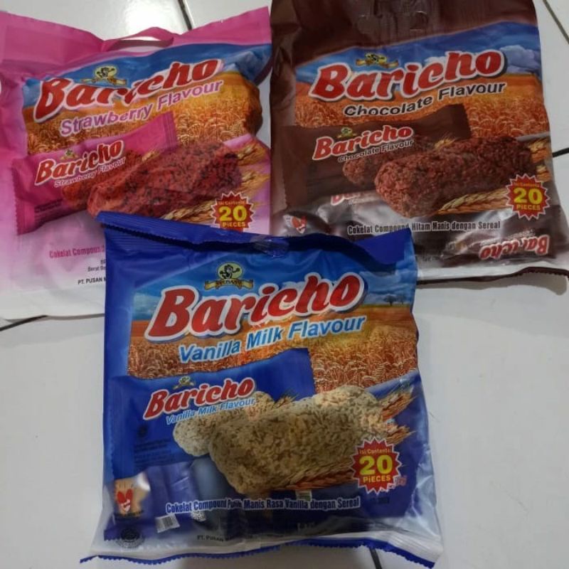 

BARICHO Oat Snack Sereal isi 20pcs/pack rasa coklat, stroberi, vanilla, exp masih lama.