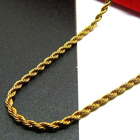 Kalung Titanium Tambang [45 x 2 mm]