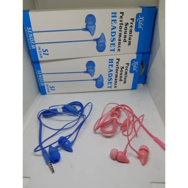 HEADSET XIDOL PREMIUM BLUE AND PINK
