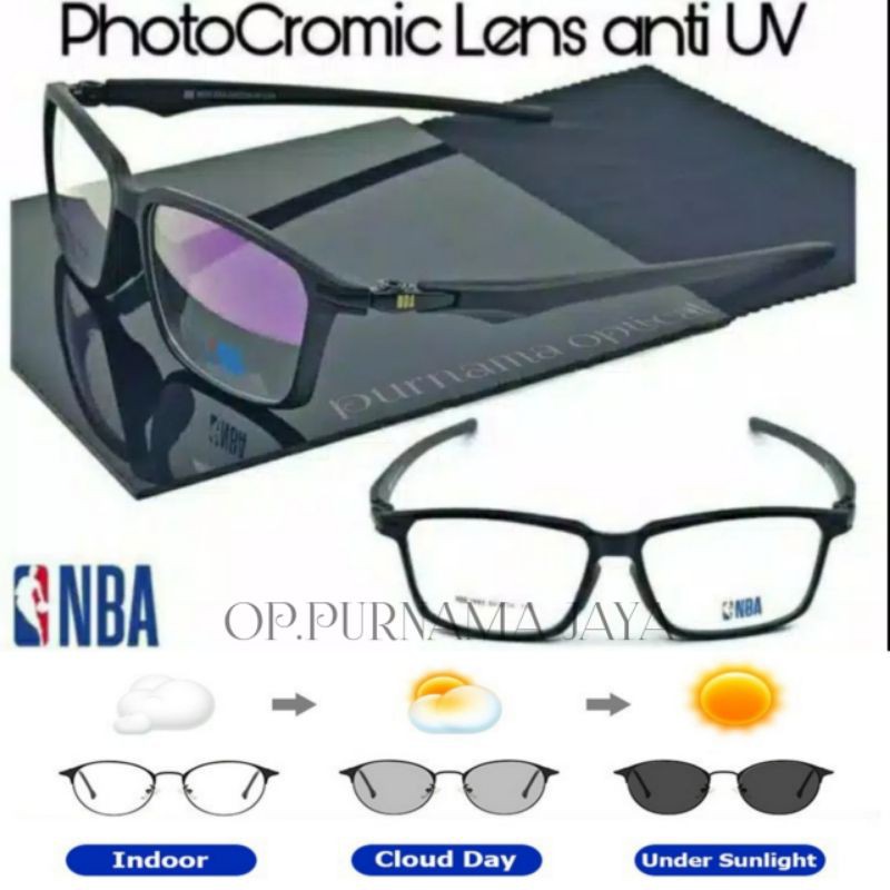 FRAME SPORTY PRIA GRATIS LENSA PHOTOCROMIC