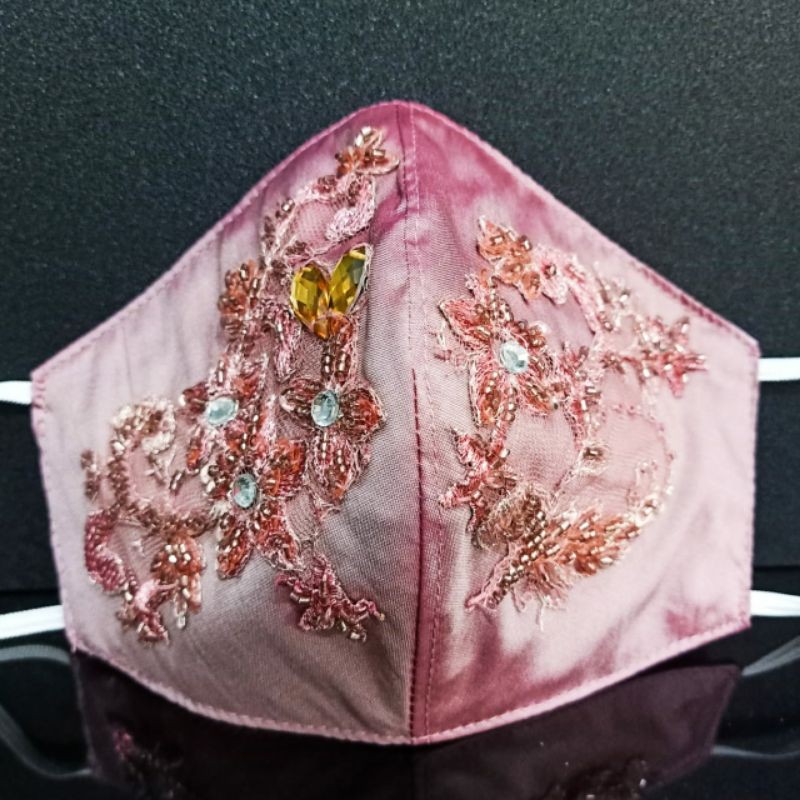 Masker Kain Manik2 - 3ply dengan Filter SpunBond (Earloop/Headloop)