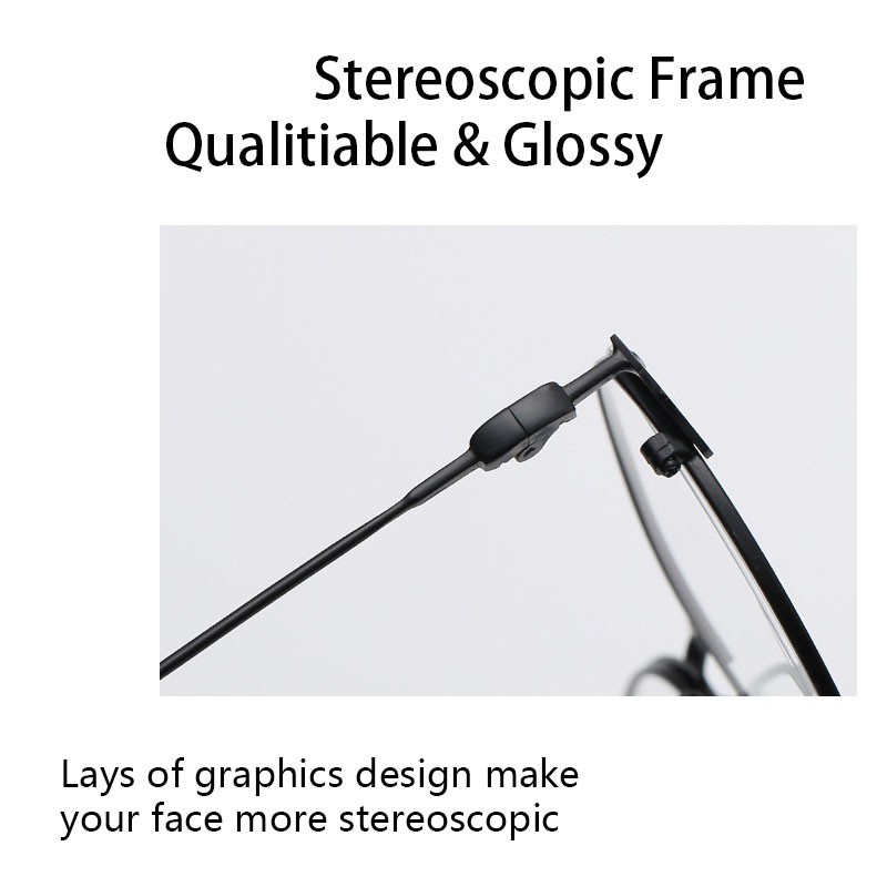 ⭐Gogoland⭐ Kacamata Photocromic Korea / Anti Radiasi 2 In 1Photochromic Pria Wanita R451-6