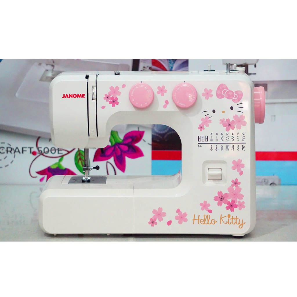 mesin jahit janome hello kitty ns322P