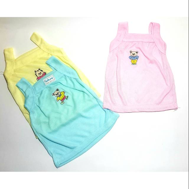 Kaos Dalam Bayi Anak Singlet Bayi Anak Warna Warni  B11