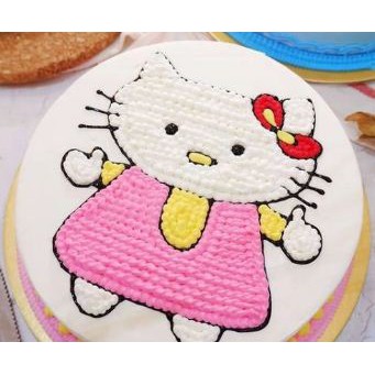 

Kue Ulang Tahun Ultah - Hello Kitty Full Lemon Cake - Free Krtu Ucpn