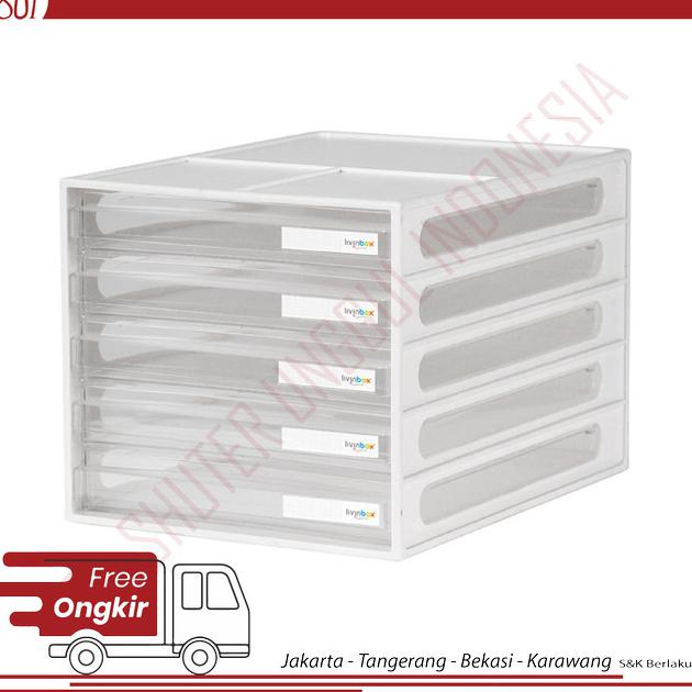 

DD-105P DD-1205 SHUTER FILING CABINET ORGANIZER PLASTIK A4 - Putih