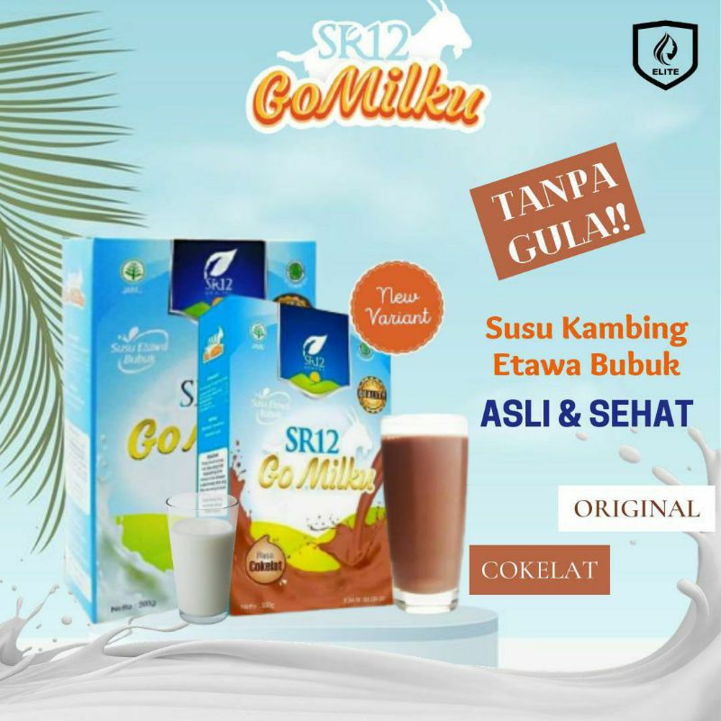

Susu Kambing Etawa bubuk Go Milku SR12 - Susu etawa bubuk tanpa amis - susu kambing gurih - penambah berat badan - susu peningkat nafsu makan - AMPUH !! susu kambing etawa bubuj