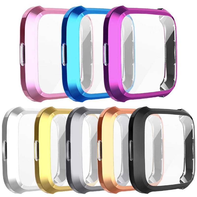 Case Pelindung Layar Smartwatch Bahan Tpu Untuk Fitbit Versa 3 2 Versa3 Versa2 Sense Lite All-Around Bumper 2 Inspire2