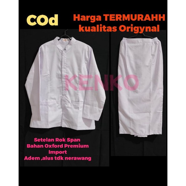 Setelan Seragam Perawat Rok Span baju perawat