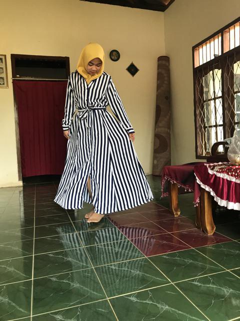 Gamis ZAR salur import bahan satiin READY LAGI !!! ( BEST 