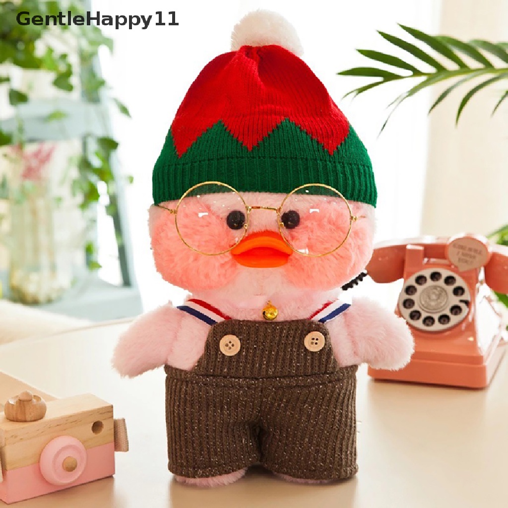 Gentlehappy LaLafanfan Bantal Boneka Bebek Kuning 30cm Bahan Plush Untuk Hadiah Anak