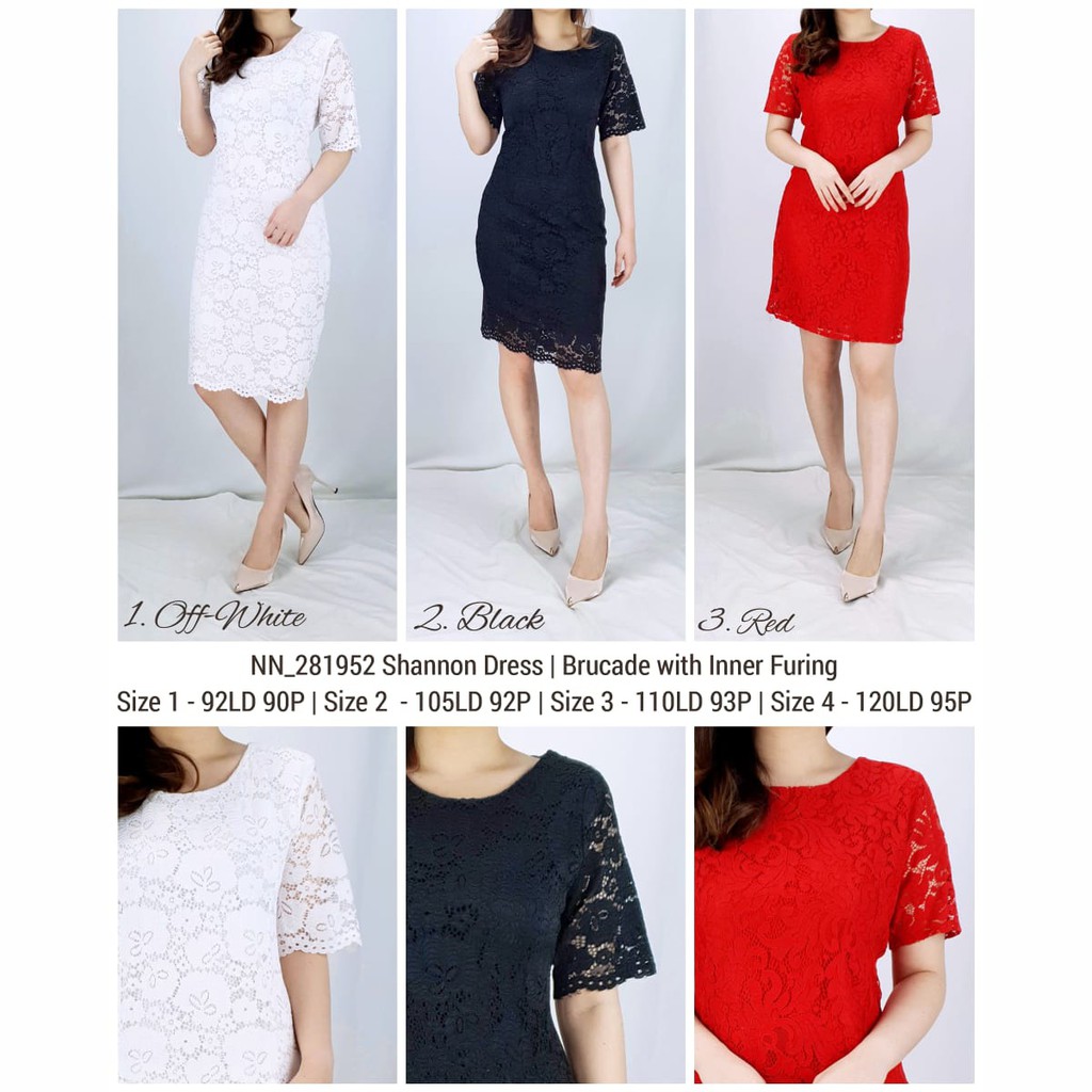 DRESS PESTA BROKAT MEDIUM - JUMBO SIZE / PARTY DRESS WOMAN BRUCADE INNER FURING