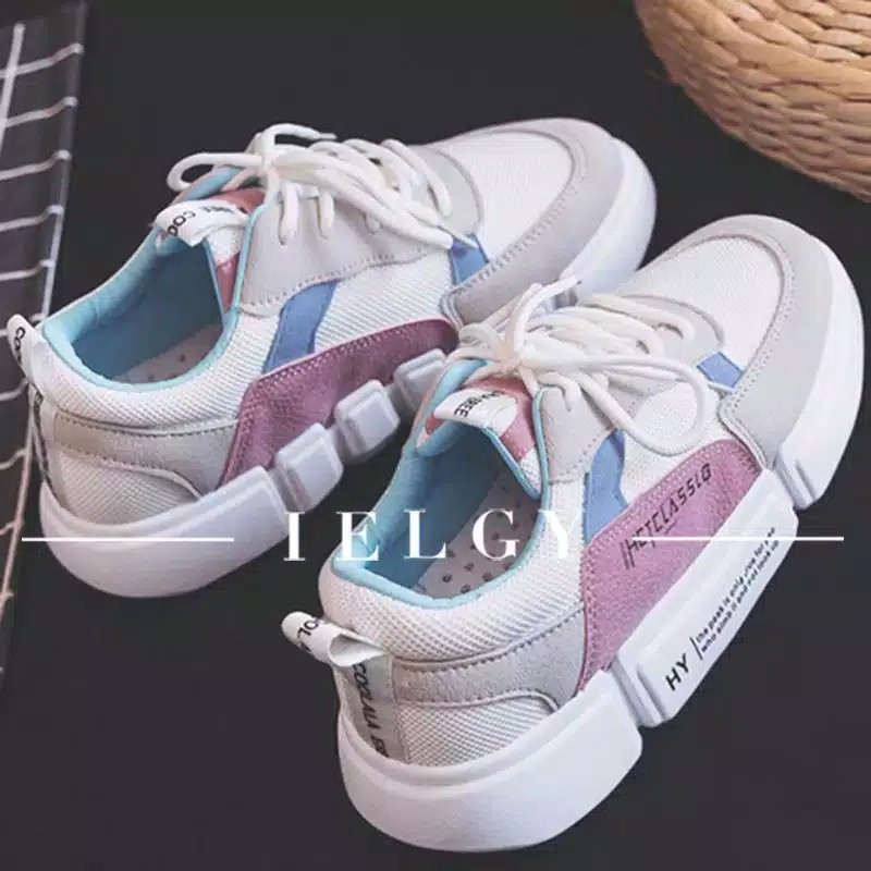 SNEAKERS CEWEK KOREA CLASSIO [JUMBER] NS 17