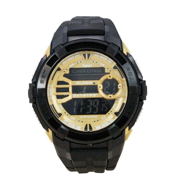 JAM TANGAN IGEAR I15-1938 - Jam Tangan Pria - Hitam-Gold
