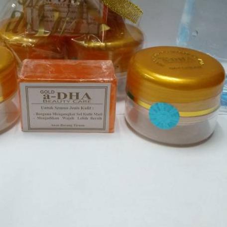(set) ADHA GOLD ASLI 2sabun