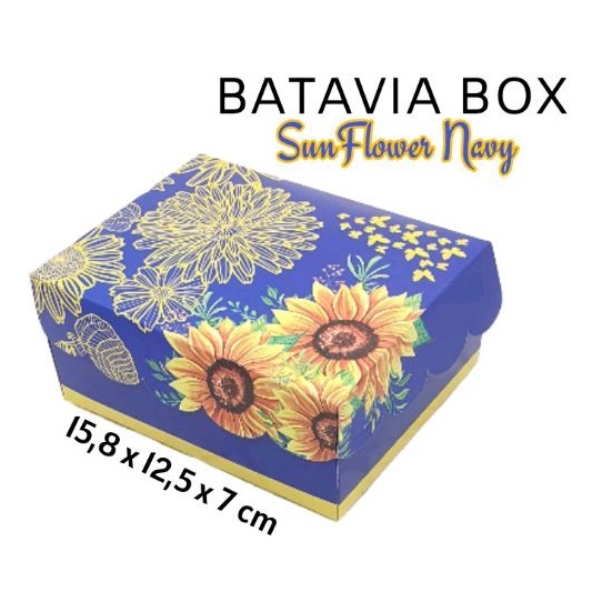 

Box Snack uk 15,8 x 12,5 x 7 cm Sunflower Navy MINIMAL PEMBELIAN 10PCS