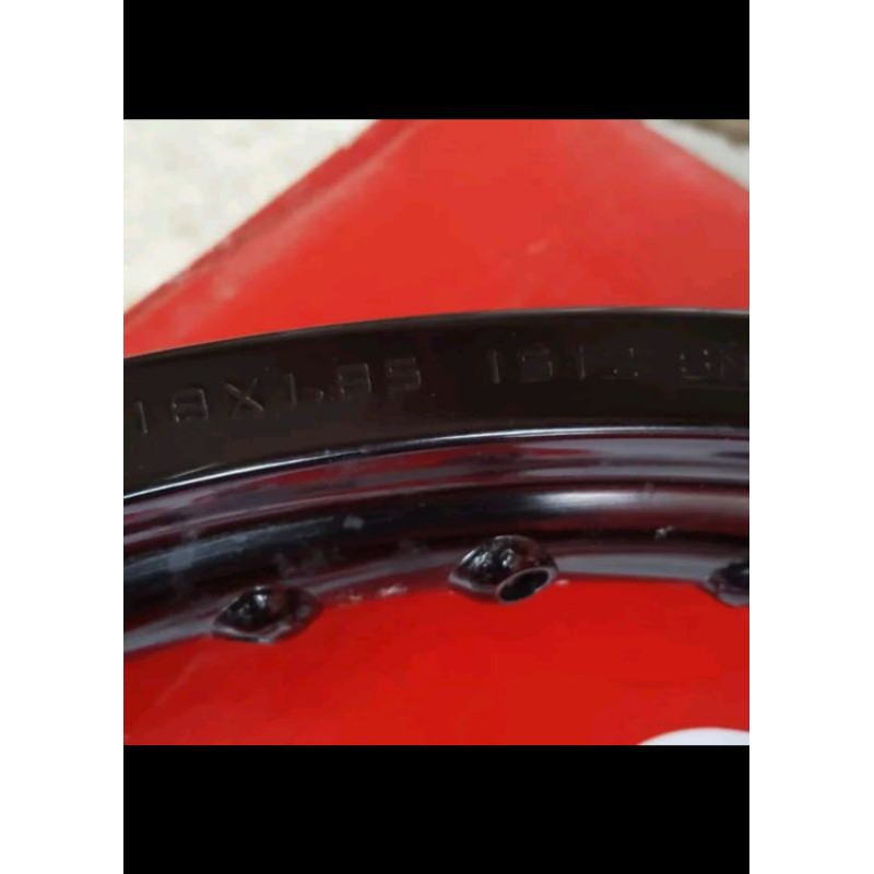 velg rcb ring 18 ukuran 185 185 isi 2 pcs black ori rcb
