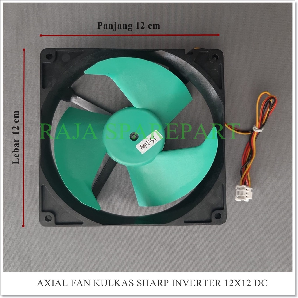 Kipas Angin Pendingin / Cooler Fan / Axial Fan DC 15V Kulkas Sharp Inventer NMB-MAT