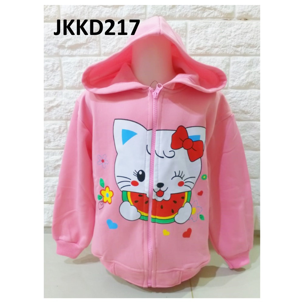 Jaket Anak Perempuan Kitty Semangka - JKKD217 - JKKD218