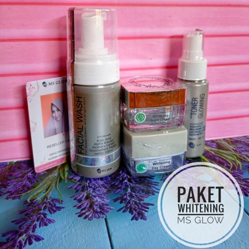 PAKET WHITENING MS GLOW | paket whitening ORIGINAL MS GLOW DIJAMIN ORIGINAL PUTIH GLOWING