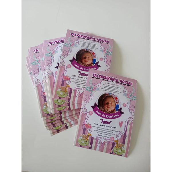 KARTU TASYAKURAN NAMA BAYI