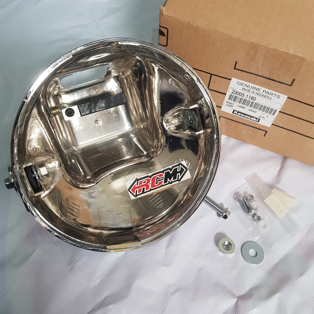 BODI BODY HEADLIGHT HEAD LIGHT BATOK LAMPU DEPAN BAGIAN BELAKANG NINJA R ORI ORIGINAL KAWASAKI 23005-1160