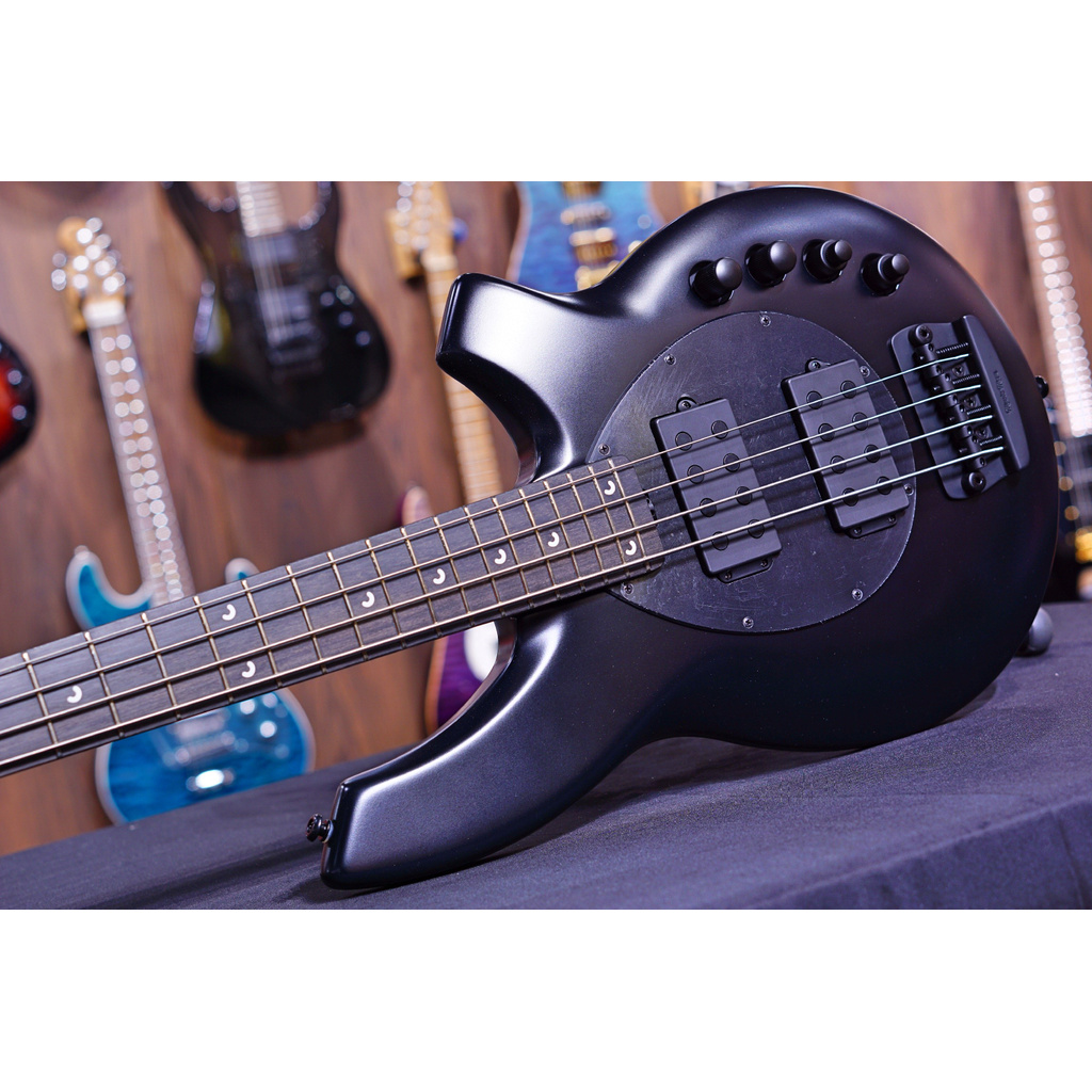 Ernie Ball Music Man Bongo 4 Bass Guitar - Stealth Black F88586
