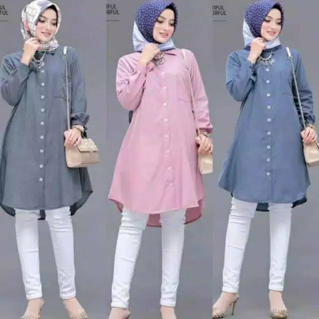 NEW !!! NOEY TUNIK/ATASAN MUSLIMAH/TUNIK MUSLIMAH/TUNIK CANTIK /BAJU TUNIK MODERN