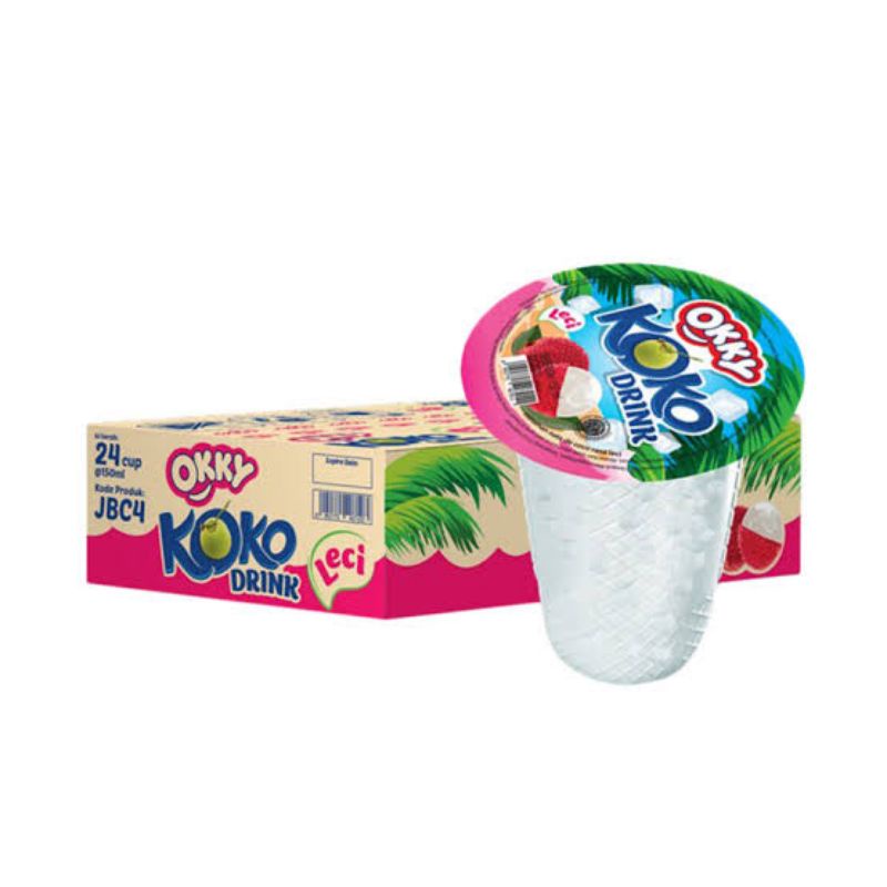 

OKKY KOKO DRINK KEMASAN DUS ISI 24 PCS @150ML RASA LECI