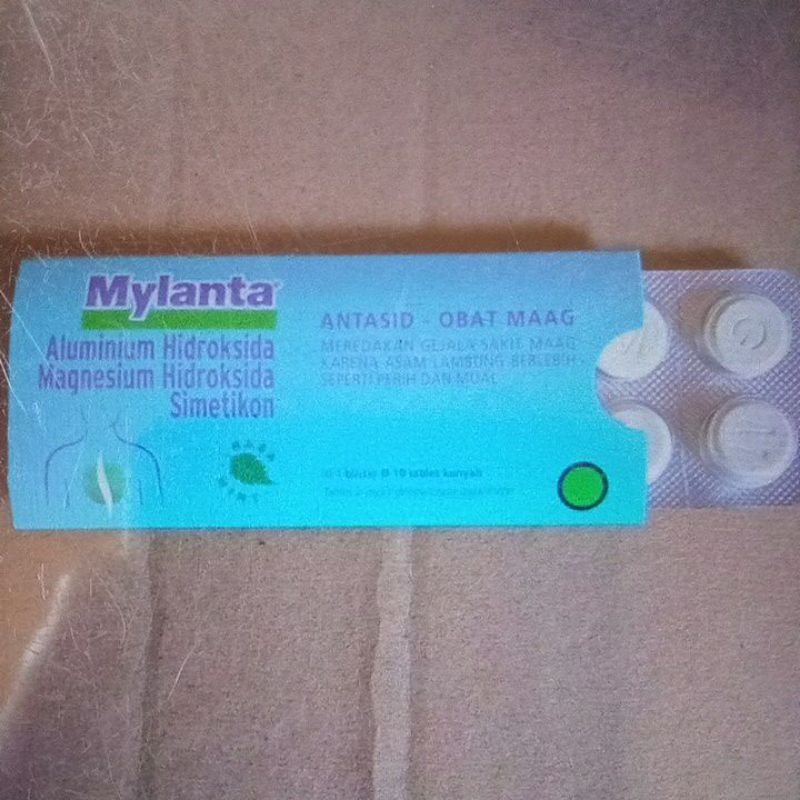 Mylanta table kunyah isi 10tablet