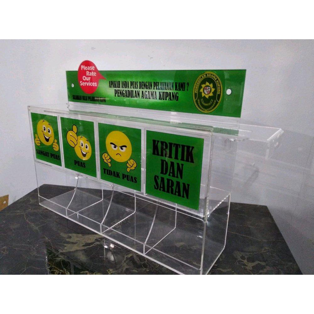 

akrilik kotak kepuasan new plus tempat koin Diskon