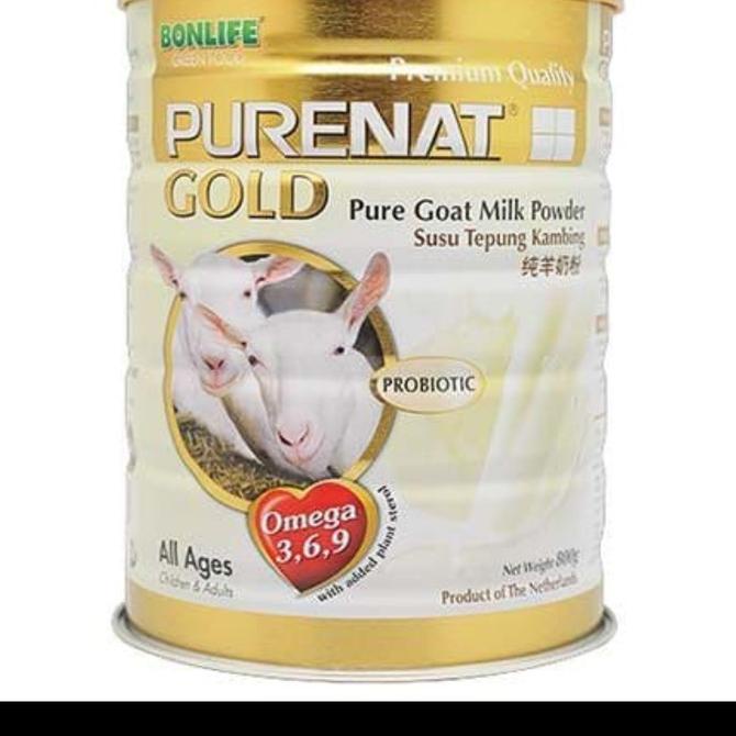 

Purenat gold pure goat milk powder 800 g