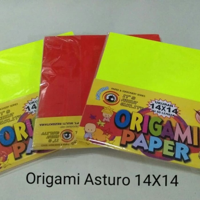 

murah Kertas Lipat Origami Asturo 14 x 14 cm
