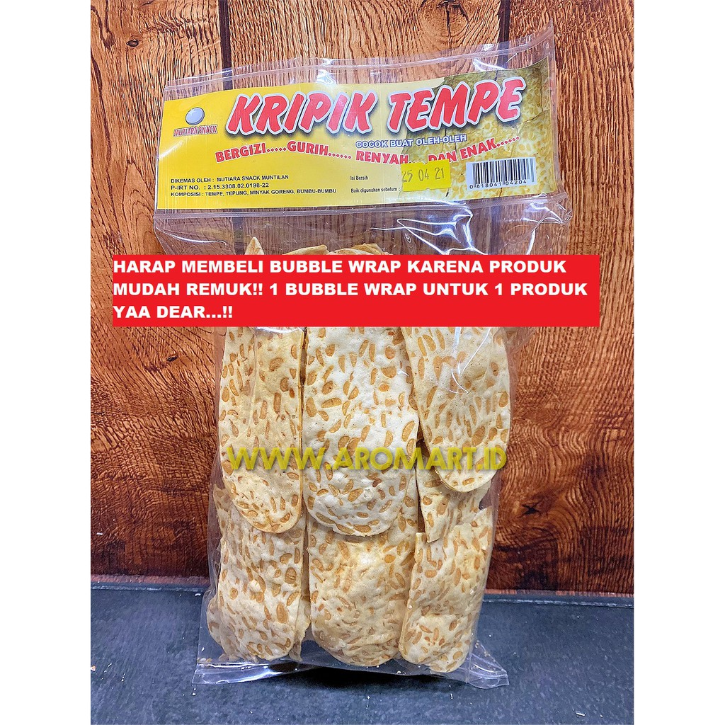 

Kripik Tempe Mutiara Snack - 200g