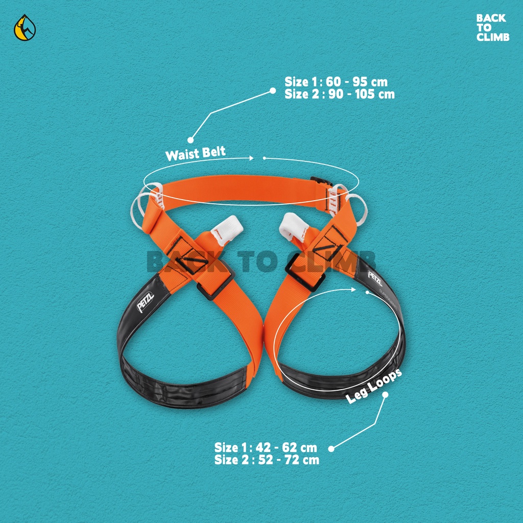 Petzl Superavanti caving harness murah Safety