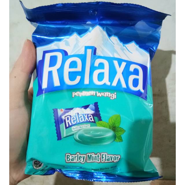 

Permen relaxa rasa barley mint 1 pak isi 50 butir