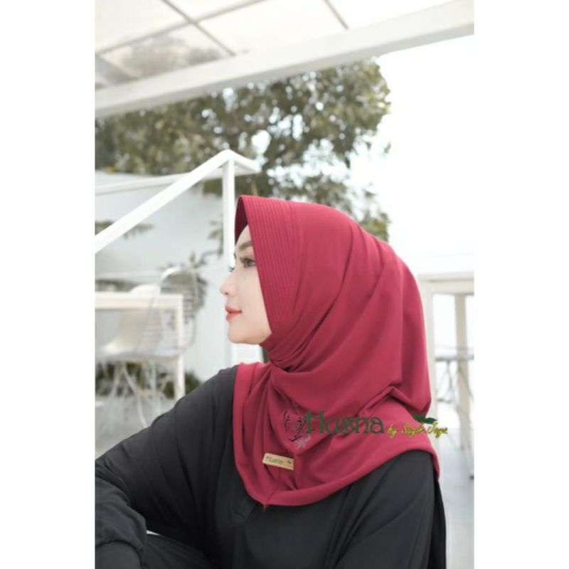 jilbab bergo sport ori husna jersey zoya