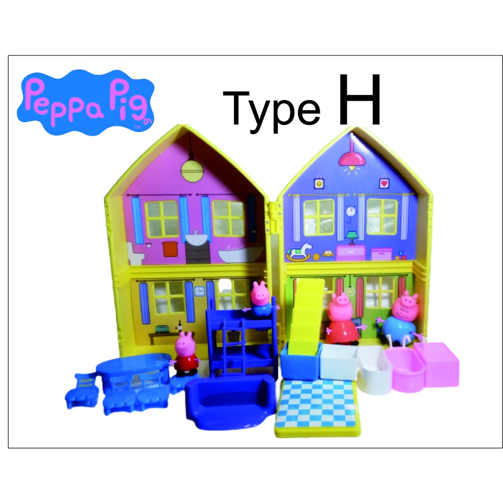 MAINAN ACTION FIGURE MODEL ANIME PEPPA PIG TYPE D &amp; TYPE H