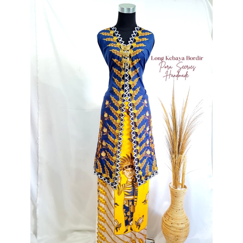 Pusat Bordir Tasikmalaya - Paket Kain Kebaya Bordir Handmade Pedang Pora Series