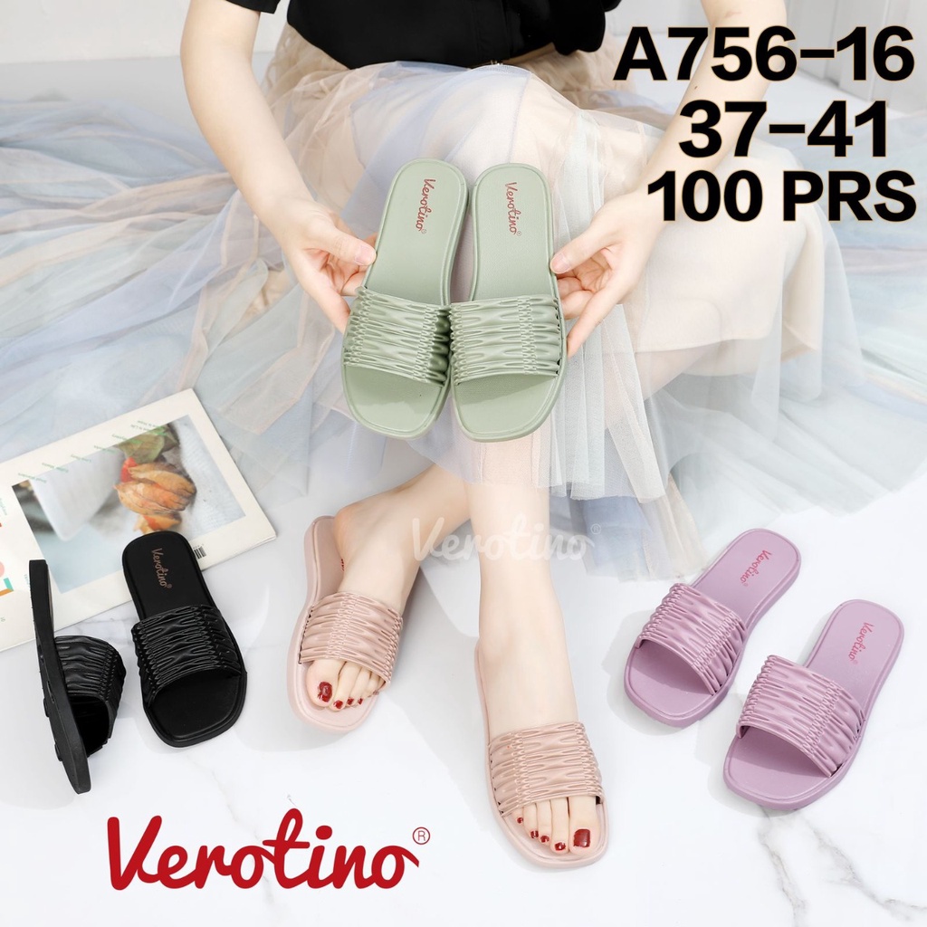 GROSIR (5 PASANG) Sandal Verotino A756-16/Sandal Karet Cewek/Sandal Karet Wanita/Sandal Jelly