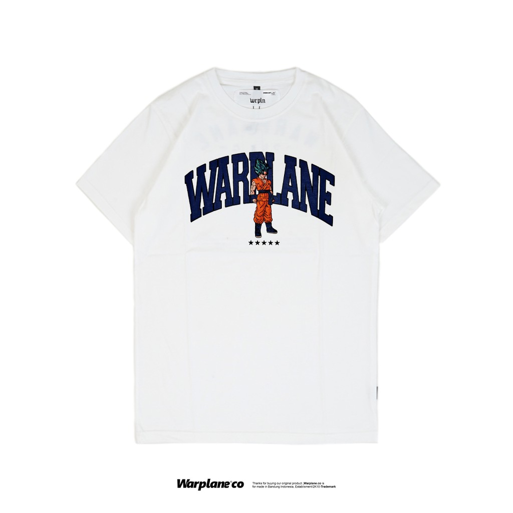 Wrpln TSHIRT - DBALL White /Kaos Dewasa/Kaos Pria / Kaos Warplane