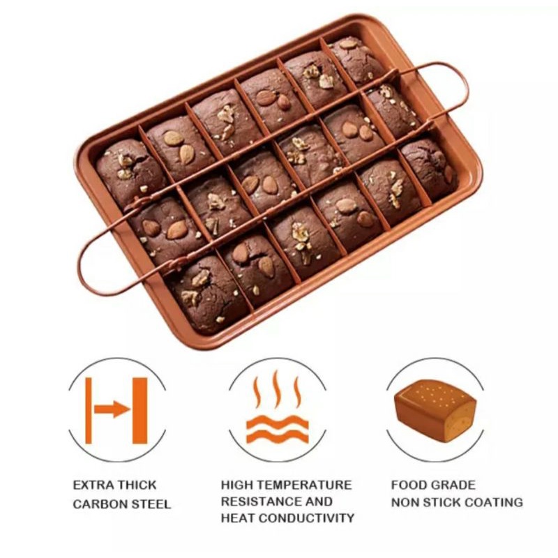 loyang sekat brownies anti lengket loyang sekat import loyang kue anti lengket