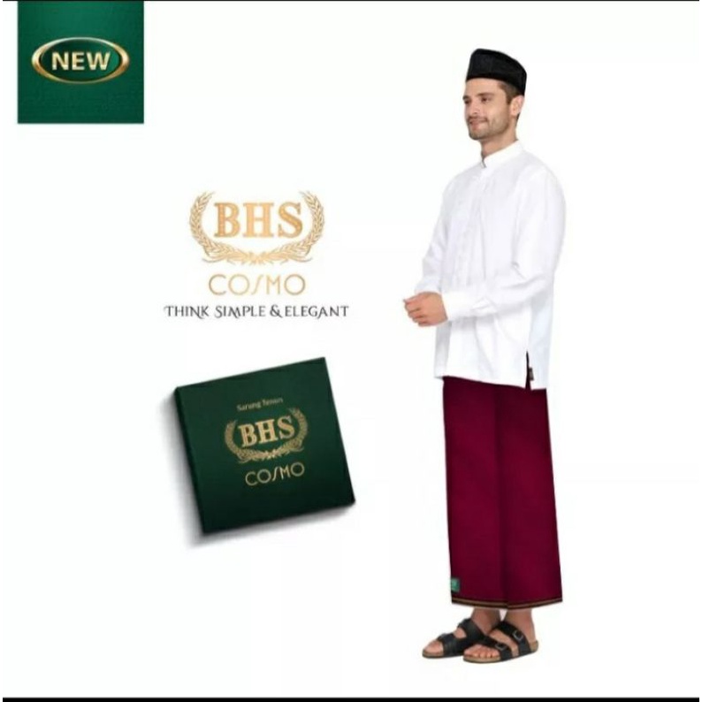 SARUNG BHS COSMO POLOS WARNA
