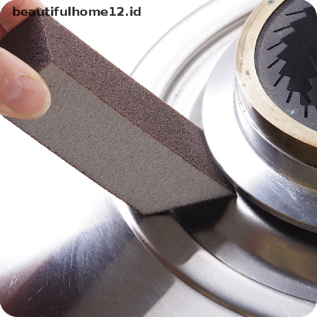 【beautifulhome12.id】 1pc Durable Nano Sponge Emery Cleaner Rub the Pot Except Rust Focal Stains  .