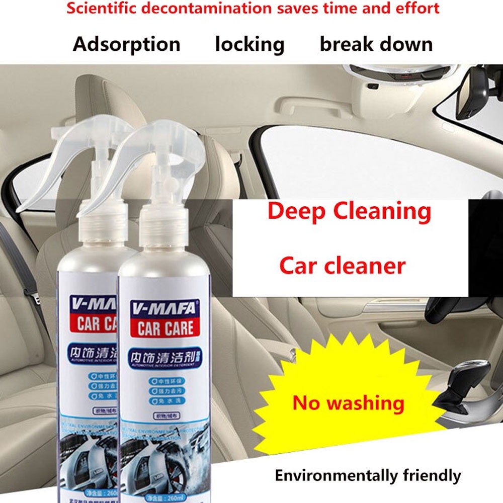 YGRETTE - V-MAFA CAIRAN PEMBERSIH ATAP PLAFON MOBIL Car Interior Cleaning Agent Pembersih Interior Mobil 260ml