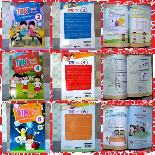 BUKU TIK INFORMATIKA REDENSIAL SD MI KELAS 2 4 6 TERBITAN 2012 ERLANGGA